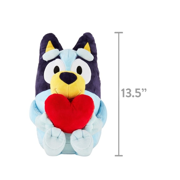 NWT🏷️ Set of 2 Bluey Bingo Valentines Day Plushes - Picture 7 of 7